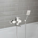 Смеситель для ванны WesnaArt KUBUS KUB13-310, сатин