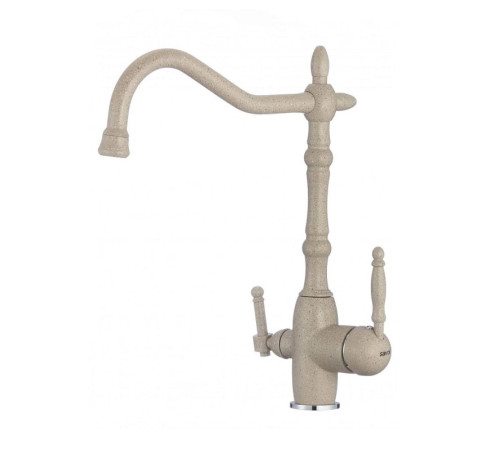 Смеситель для кухни с подключением к фильтру Savol S-L1803S, песочный