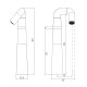 Смеситель для раковины Haiba HB11813, хром