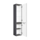 Пенал (33см) RAVAL Слайд Sli.04.150/P/A, антрацит