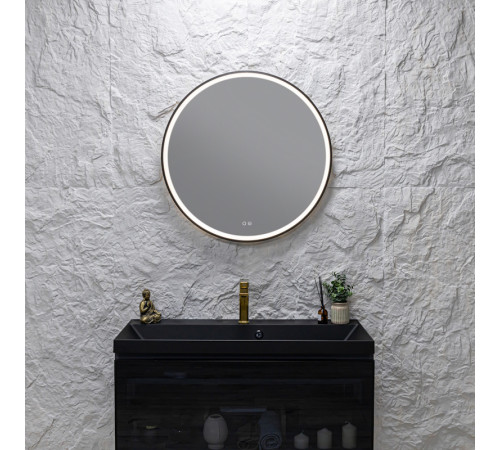 Зеркало Silver Mirrors Делуна/Deluna D700 2.2 (TX, алюм. профиль, цвет черный,подогрев, сенсорный выключатель)