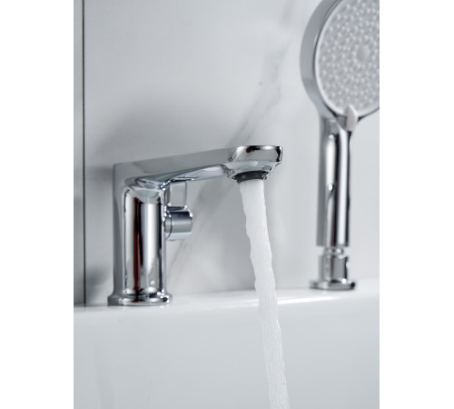 Смеситель на борт ванны Shevanik S4312, хром