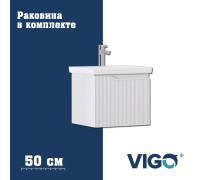 Тумба с раковиной напольная VIGO Нео 338-com, 50 см