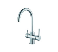 Смеситель для кухни с подключением фильтра для воды D-Lin D159315,  хром