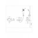 Смеситель для ванны Bravat Stream F63783C-B, хром