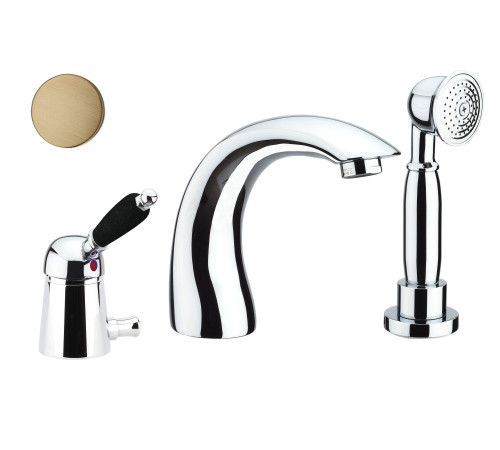 Смеситель на борт ванны Fiore IMPERIAL BLACK 89ZZ5105, бронза