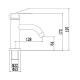 Смеситель для раковины Fmark FS8201H, черный