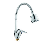 Смеситель для кухни с гибким изливом D-Lin D150359-T, хром
