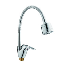 Смеситель для кухни с гибким изливом D-Lin D150359-T, хром
