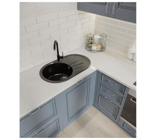 Кухонная мойка GranFest RONDO 750L, черный