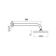 Верхний душ Webert AC0013560METAL, черный