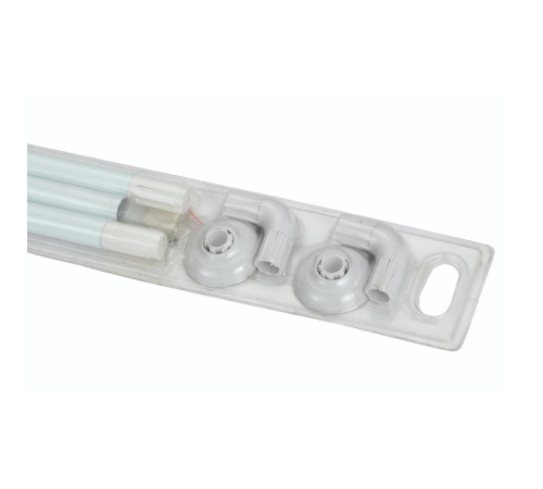 Карниз угловой для ванной  Savol S-09090W, белый
