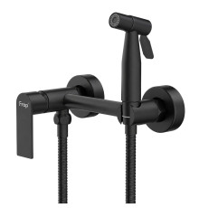 Гигиенический душ со смесителем FRAP F20806-6, черный