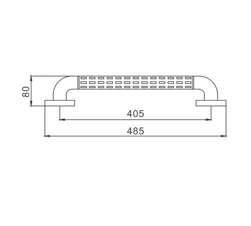 Поручень для ванной FRAP F8101, белый