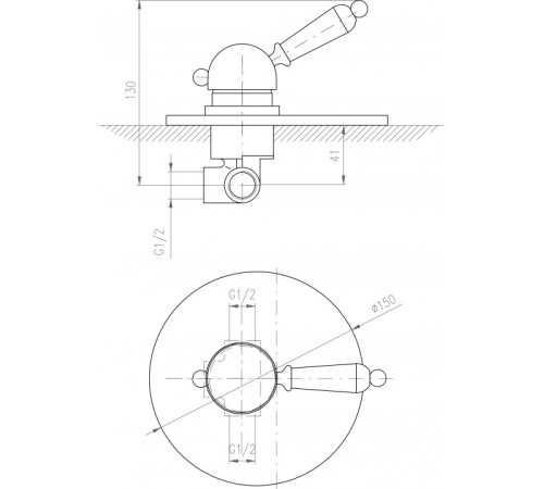 Смеситель для душа Rav Slezak Labe L583L