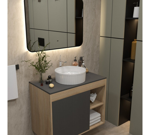 Раковина чаша Maretti RE13PD36-844, белая
