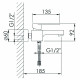 Смеситель для ванны D-Lin D130365-A, черный