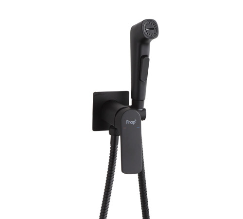 Гигиенический душ со смесителем FRAP F7586-26, черный