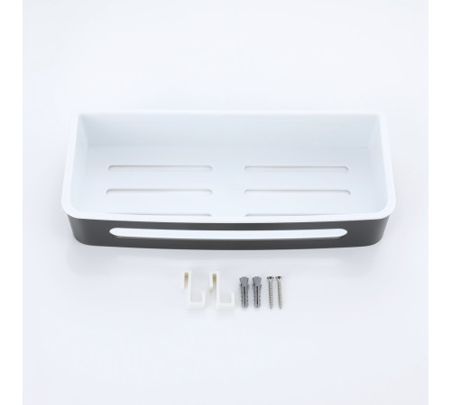 Полка для ванной комнаты Raglo R340.02.09, графит