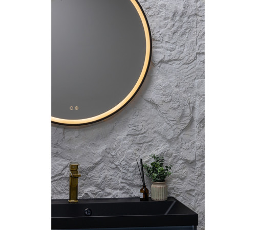 Зеркало Silver Mirrors Делуна/Deluna D700 2.2 (TX, алюм. профиль, цвет черный,подогрев, сенсорный выключатель)
