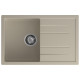 Кухонная мойка GranFest QUADRO 780L, топаз