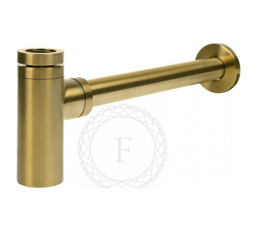 Сифон для раковины FILARETE FL70GL, золотой сатин