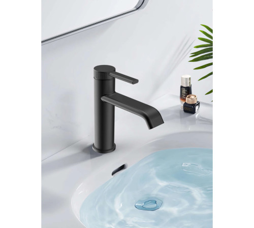 Смеситель на раковину SMARTFLOW SMF0102-A01BK, черный