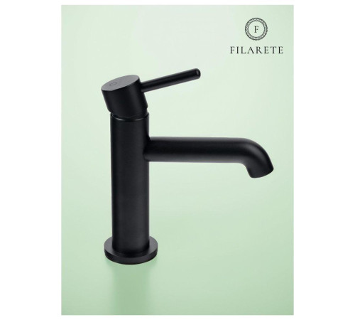 Смеситель для раковины FILARETE Roun FL5020BL, черный