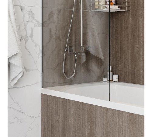 Шторка на ванну 70х140 см Maretti Марта MA41F7014099-015, профиль хром
