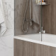 Шторка на ванну 70х140 см Maretti Марта MA41F7014099-015, профиль хром