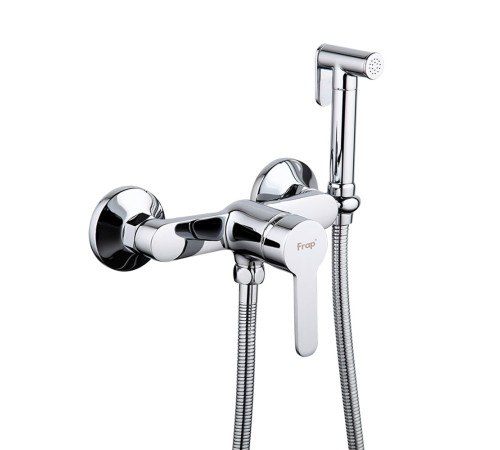 Гигиенический душ со смесителем FRAP F2041, хром