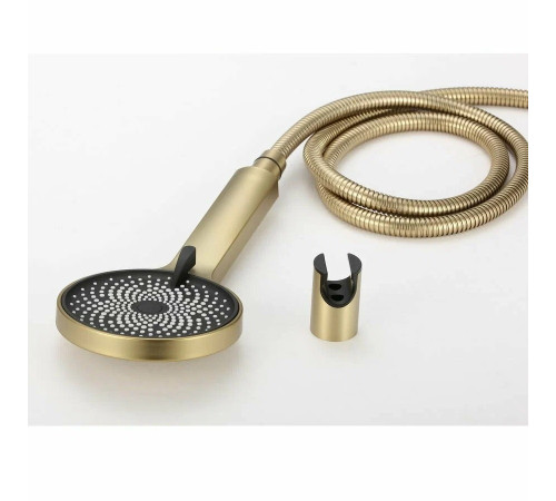Смеситель для ванны Fmark FS8206C, матовое золото