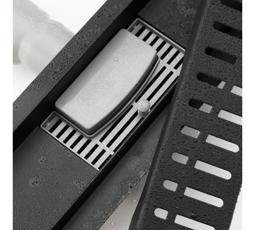 Душевой лоток GAPPO G86007-36, черный