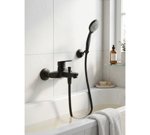 Смеситель для ванны Fiore KEVON BLACK MATT 81NN8150, черный