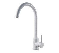 Смеситель для кухни Esko Kitchen K45 White, белый