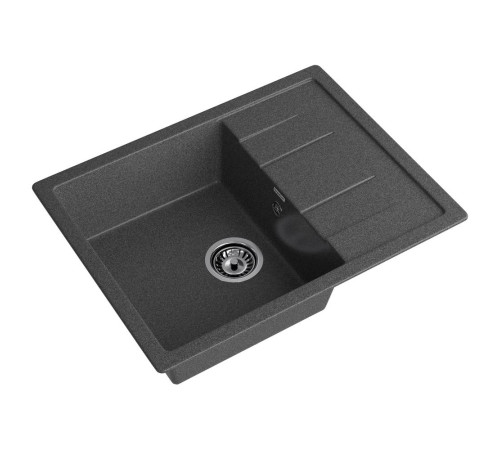 Кухонная мойка GranFest QUADRO 650L, графит