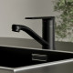 Смеситель для кухни Esko Lagos Black LG15B, черный