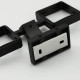 Стакан для ванной двойной GAPPO G0708-6, черный
