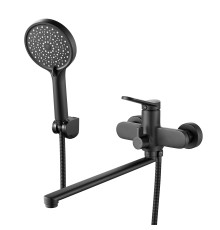 Смеситель для ванны Shevanik S4322H, черный