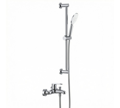 Смеситель для ванны с гарнитуром BRAVAT F6810941CP-B-SW, хром