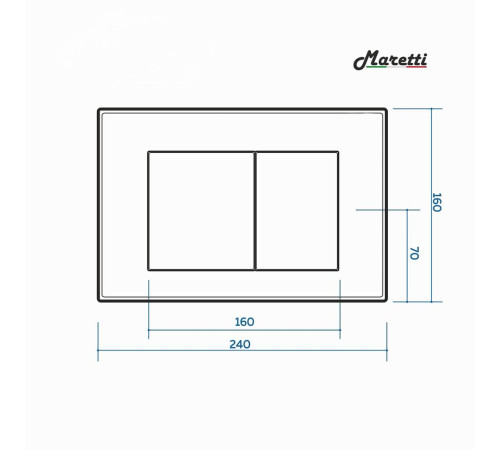 Комплект Maretti 3 в 1: унитаз EA10PBM73-844, инсталляция AC11P5211, кнопка AC12SF-015