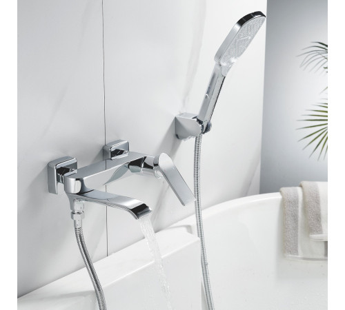 Смеситель для ванны Shevanik S4102, хром
