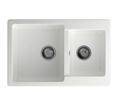 Кухонная мойка GranFest PRACTIK 780K, иней