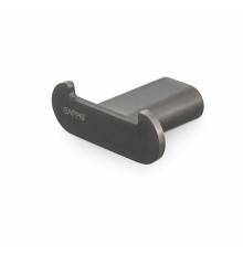 Крючок для ванной комнаты двойной GAPPO G30905-29, оружейная сталь