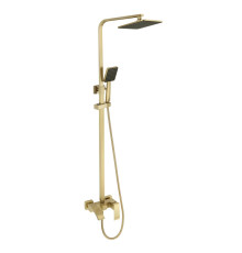 Душевая система Fmark FS8645C, матовое золото