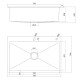 Мойка для кухни Fmark FSC7550C, матовое золото