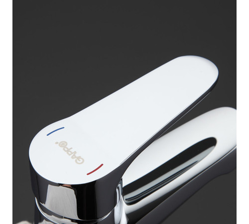 Смеситель для раковины Gappo G1036, хром