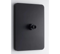 Верхний душ KNOTLOR LA-12/BL, черный