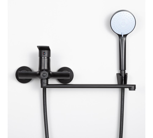 Смеситель для ванны FRUD R22158-6, черный