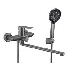Смеситель для ванны Fmark FS8824Q, графит